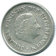 1/4 GULDEN 1965 NIEDERLÄNDISCHE ANTILLEN SILBER Koloniale Münze #NL11322.4.D.A - Netherlands Antilles