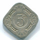 5 CENTS 1957 NETHERLANDS ANTILLES Nickel Colonial Coin #S12403.U.A - Niederländische Antillen