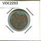 1734 HOLLAND VOC DUIT NIEDERLANDE OSTINDIEN NY COLONIAL PENNY #VOC2293.7.D.A - Dutch East Indies
