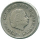 1/4 GULDEN 1957 NETHERLANDS ANTILLES SILVER Colonial Coin #NL10984.4.U.A - Antille Olandesi