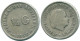 1/4 GULDEN 1957 NETHERLANDS ANTILLES SILVER Colonial Coin #NL10984.4.U.A - Niederländische Antillen