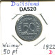 50 PFENNIG 1922 D DEUTSCHLAND Münze GERMANY #DA520.2.D.A - 50 Renten- & 50 Reichspfennig