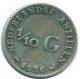 1/10 GULDEN 1956 NIEDERLÄNDISCHE ANTILLEN SILBER Koloniale Münze #NL12115.3.D.A - Netherlands Antilles