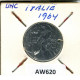 50 LIRE 1964 ITALIE ITALY Pièce #AW620.F.A - 50 Liras