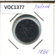 1736 HOLLAND VOC DUIT NIEDERLANDE OSTINDIEN Koloniale Münze #VOC1377.11.D.A - Indes Neerlandesas