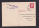 1961 - 20 Pf. Antwort-Ganzsache (P 52A) Ab Brüssel Nach Stuttgart - Cartes Postales - Oblitérées