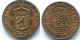 1/2 CENT 1945 NIEDERLANDE OSTINDIEN INDONESISCH Koloniale Münze #S13091.D.A - Niederländisch-Indien