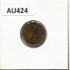 1 CENT 1973 NEERLANDÉS NETHERLANDS Moneda #AU424.E.A - 1948-1980: Juliana