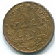2 1/2 CENT 1965 CURACAO NEERLANDÉS NETHERLANDS Bronze Colonial Moneda #S10223.E.A - Curacao