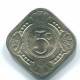 5 CENTS 1967 NIEDERLÄNDISCHE ANTILLEN Nickel Koloniale Münze #S12457.D.A - Antilles Néerlandaises