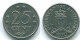 25 CENTS 1970 ANTILLAS NEERLANDESAS Nickel Colonial Moneda #S11436.E.A - Antille Olandesi