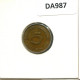 5 PFENNIG 1978 D BRD ALEMANIA Moneda GERMANY #DA987.E.A - 5 Pfennig