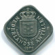 5 CENTS 1979 ANTILLAS NEERLANDESAS Nickel Colonial Moneda #S12297.E.A - Antilles Néerlandaises