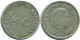 1/10 GULDEN 1970 ANTILLAS NEERLANDESAS PLATA Colonial Moneda #NL13106.3.E.A - Antille Olandesi