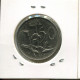 50 CENTS 1985 SOUTH AFRICA Coin #AN727.U.A - Südafrika