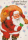WEIHNACHTSMANN SANTA CLAUS WEIHNACHTSFERIEN Vintage Postkarte CPSM #PAK198.A - Santa Claus