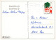PÈRE NOËL NOËL Fêtes Voeux Vintage Carte Postale CPSM #PAJ958.A - Santa Claus