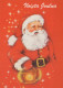 WEIHNACHTSMANN SANTA CLAUS WEIHNACHTSFERIEN Vintage Postkarte CPSM #PAJ775.A - Santa Claus