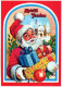 SANTA CLAUS CHRISTMAS Holidays Vintage Postcard CPSM #PAJ776.A - Santa Claus