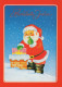 PÈRE NOËL NOËL Fêtes Voeux Vintage Carte Postale CPSM #PAJ722.A - Santa Claus