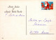 PÈRE NOËL NOËL Fêtes Voeux Vintage Carte Postale CPSM #PAJ705.A - Santa Claus