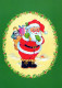BABBO NATALE Natale Vintage Cartolina CPSM #PAJ660.A - Santa Claus
