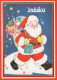 WEIHNACHTSMANN SANTA CLAUS WEIHNACHTSFERIEN Vintage Postkarte CPSM #PAJ526.A - Santa Claus