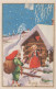 BABBO NATALE Natale Vintage Cartolina CPSMPF #PAJ460.A - Santa Claus