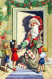 PAPÁ NOEL NAVIDAD Fiesta Vintage Tarjeta Postal CPSMPF #PAJ464.A - Santa Claus