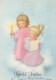 ANGELO Buon Anno Natale Vintage Cartolina CPSM #PAH655.A - Angels