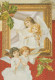 ANGEL CHRISTMAS Holidays Vintage Postcard CPSM #PAH553.A - Anges