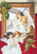 ANGEL CHRISTMAS Holidays Vintage Postcard CPSM #PAH553.A - Anges