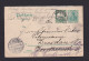 1903 - 5 Pf. DR-Antwort-Ganzsache Mit 5 Pf. Zufrankiert Ab Windhuk Nach Dresden - África Del Sudoeste Alemana