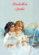 ENGEL WEIHNACHTSFERIEN Feiern & Feste Vintage Ansichtskarte Postkarte CPSM #PAH502.A - Angels