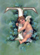 ANGEL CHRISTMAS Holidays Vintage Postcard CPSM #PAH322.A - Anges
