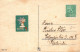 ANGELO Buon Anno Natale Vintage Cartolina CPSMPF #PAG760.A - Anges