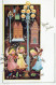 ANGEL CHRISTMAS Holidays Vintage Postcard CPSMPF #PAG743.A - Angels