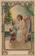 ANGEL CHRISTMAS Holidays Vintage Postcard CPSMPF #PAG703.A - Engel