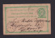 1889 - 2 C. Ganzsache (P 4) Ab London Nach Stuttgart - Cartas & Documentos