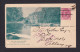 1900 - 1 C. Ganzsache Mit Bild "On The Seguin River" Ab Montreal Nach Albany - Brieven En Documenten