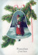 WEIHNACHTSMANN SANTA CLAUS Neujahr Weihnachten Vintage Ansichtskarte Postkarte CPSM #PAU615.A - Santa Claus