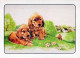 CANE Animale Vintage Cartolina CPSM #PAN544.A - Chiens