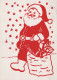 WEIHNACHTSMANN SANTA CLAUS WEIHNACHTSFERIEN Vintage Postkarte CPSM #PAK549.A - Santa Claus