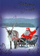 PAPÁ NOEL Feliz Año Navidad Vintage Tarjeta Postal CPSM #PBL574.A - Santa Claus