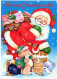PÈRE NOËL Bonne Année Noël Vintage Carte Postale CPSM #PBL356.A - Santa Claus