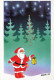 WEIHNACHTSMANN SANTA CLAUS Neujahr Weihnachten Vintage Ansichtskarte Postkarte CPSM #PBL072.A - Santa Claus