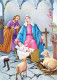 Virgen Mary Madonna Baby JESUS Christmas Religion Vintage Postcard CPSM #PBB892.A - Vergine Maria E Madonne
