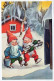 PÈRE NOËL Bonne Année Noël GNOME Vintage Carte Postale CPSM #PBB450.A - Santa Claus