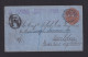 1891 - 10 C. Ganzsache Als Einschreiben Ab Guayaquil Nach England - Loch - Ecuador