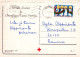 PÈRE NOËL Bonne Année Noël CERF Vintage Carte Postale CPSM #PBB215.A - Santa Claus